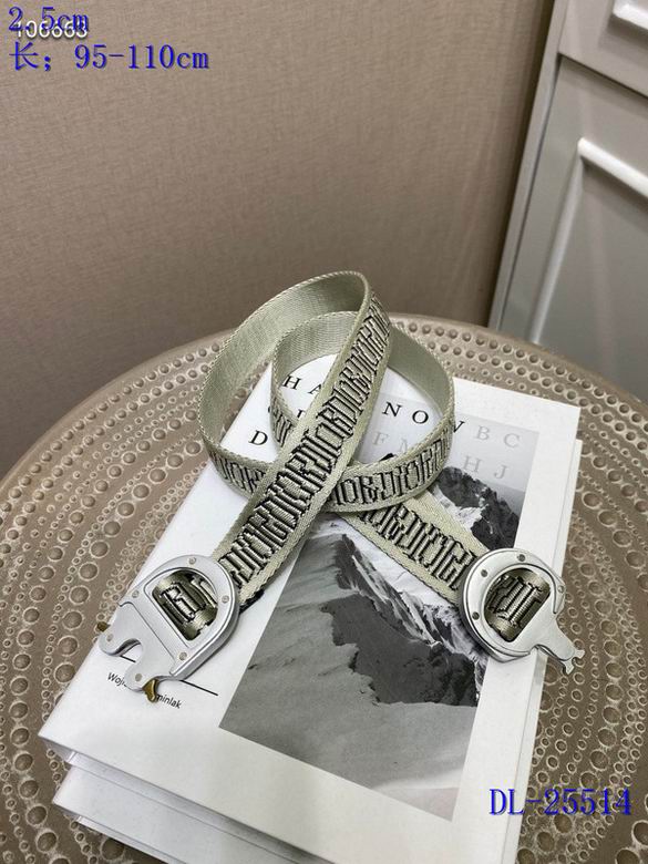 Dior Belt 25mmX95-110cm 8L02